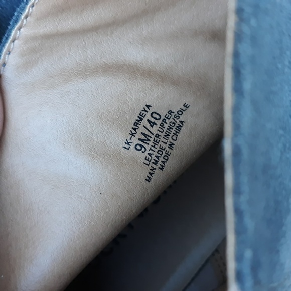 EUC LUCKY BRAND KARMEYA GREY SUEDE ANKLE BOOTS - Picture 9 of 10